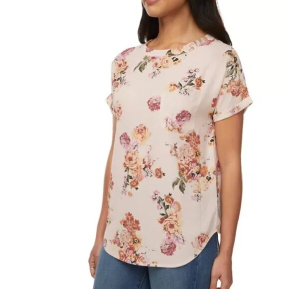 Buffalo David Bitton Women's Blouse With Patch Pocket & Back Keyhole Det… - Picture 1 of 3